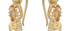 Jodphur Citrine Drop Earrings