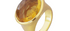 Oval Citrine Gemstone Ring