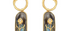 Coco Labradorite & Diamond Jadau Earring