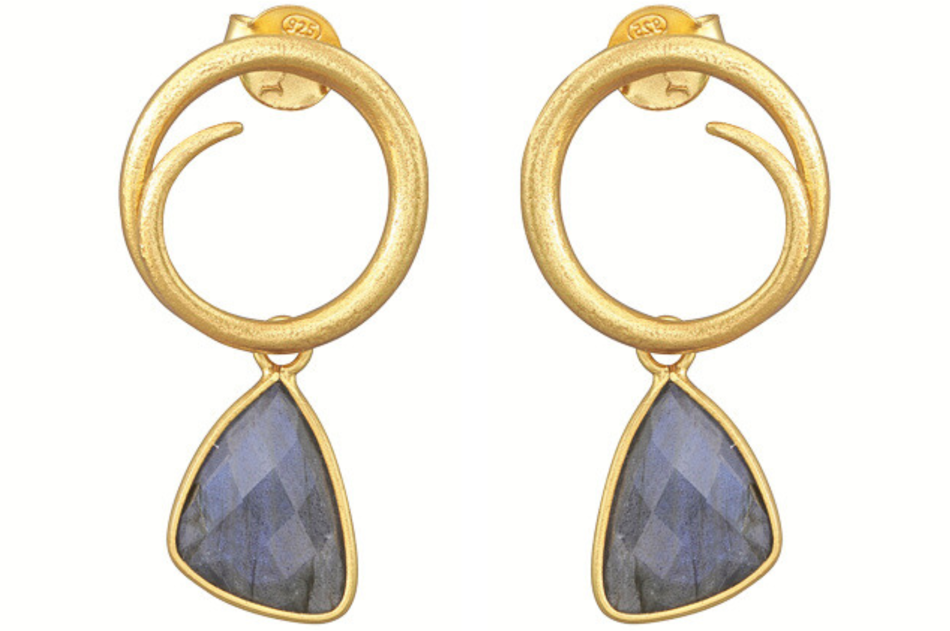 Coco Labradorite Gemstone Earrings