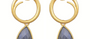 Coco Labradorite Gemstone Earrings