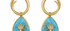 Coco Turquoise & Diamond Jadau Earrings