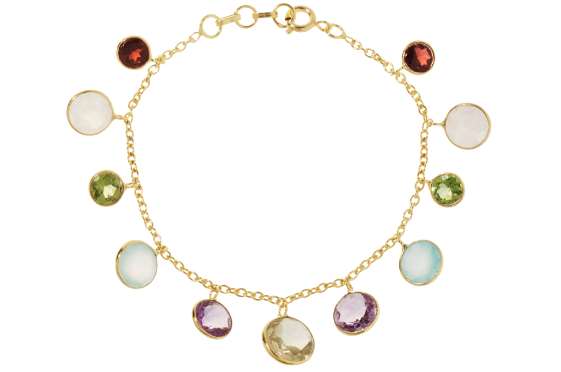 Felicity Gemstone Charm Bracelet