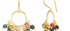 Cora Tourmaline Circle Earrings