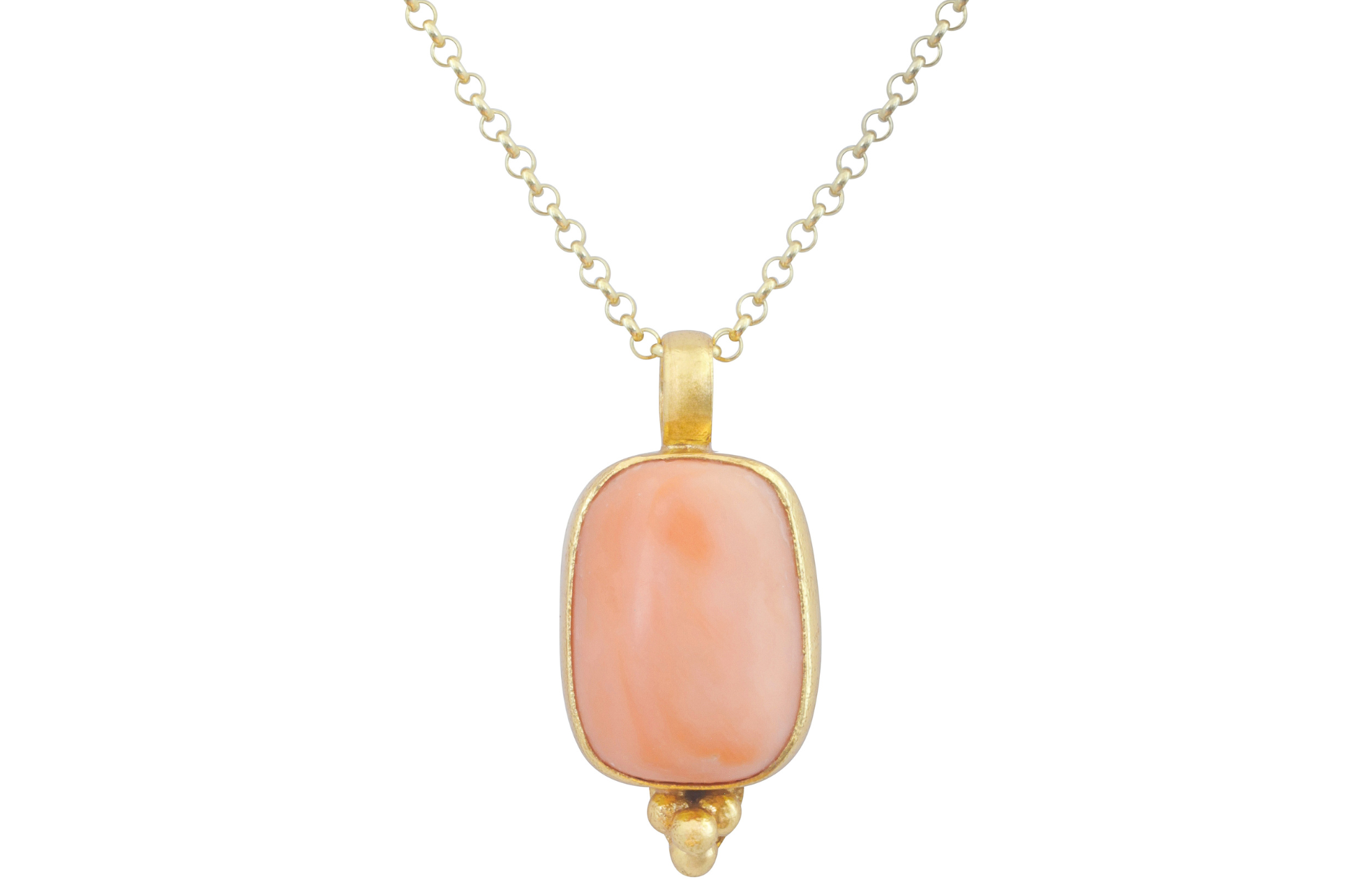 Sikar Coral Pendant Necklace