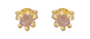 Cosmic Amethyst Stud Earrings