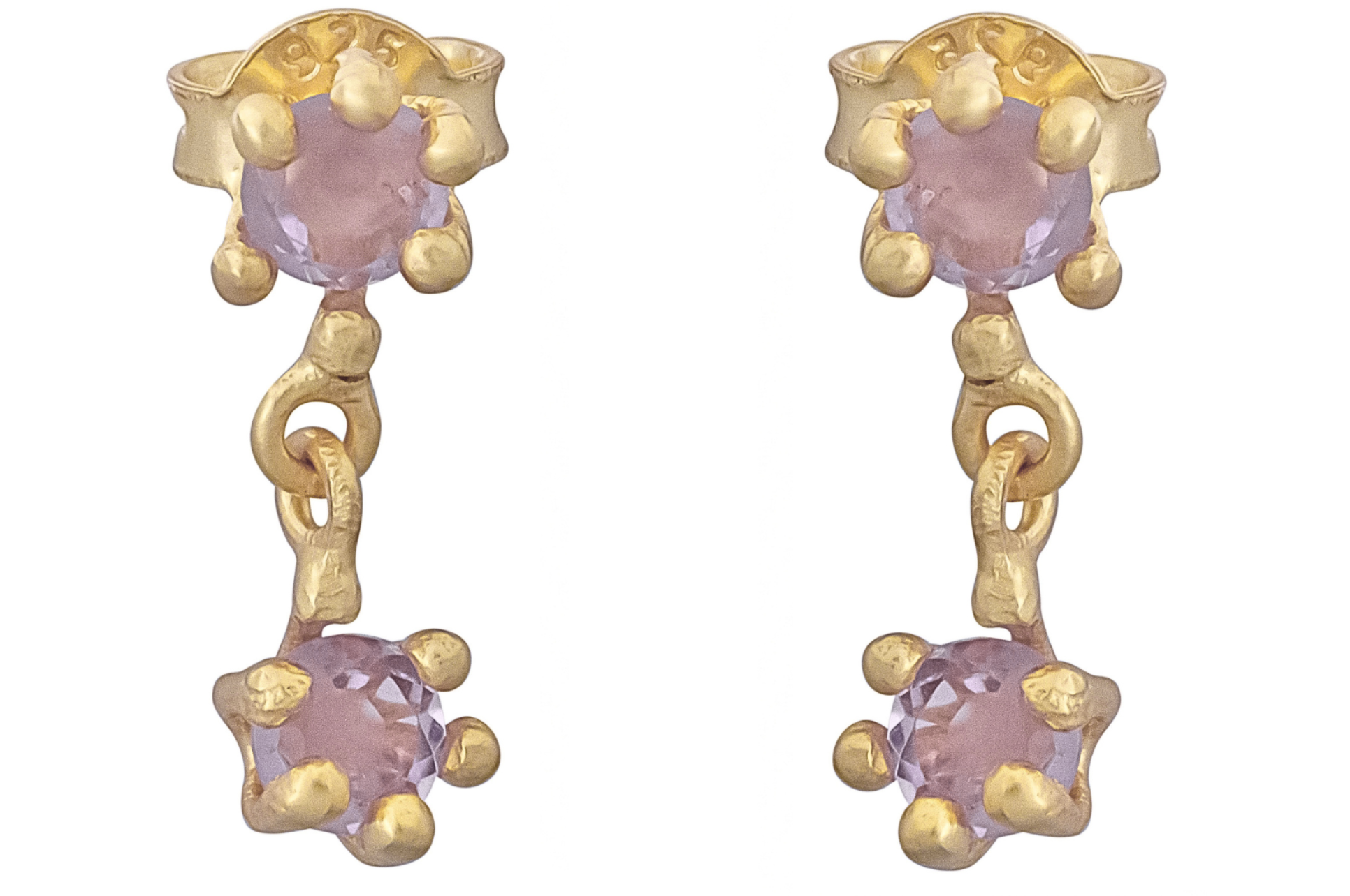 Cosmic Amethyst Drop Earrings