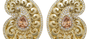 Large Paisley Stud Statement Earrings
