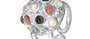 Cupola Multicoloured Tourmaline & Pearl Gemstone Ring