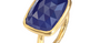 Tanzanite Cushion Cut Ring