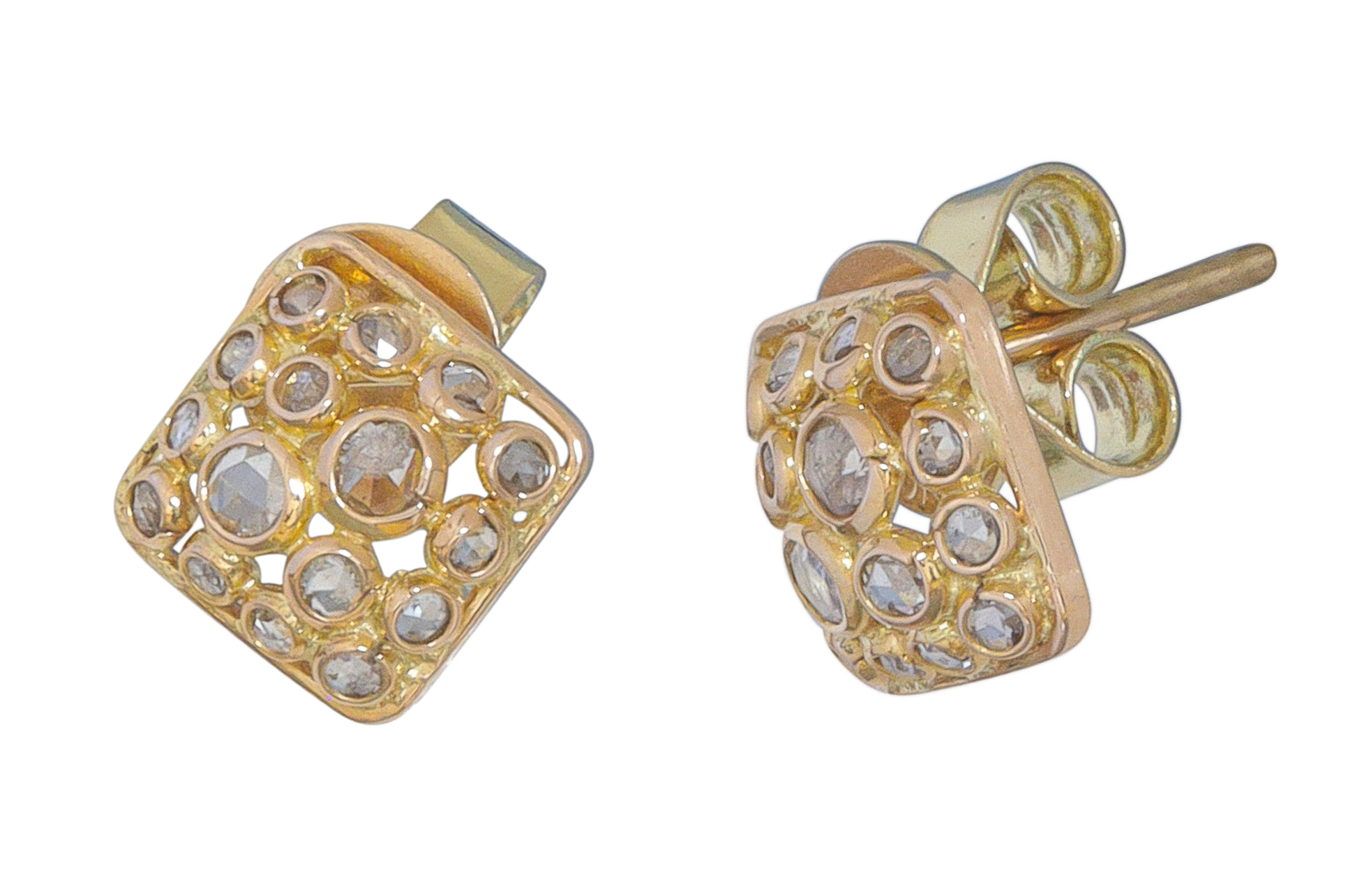 Fine Gold Alcazar Diamond Earrings