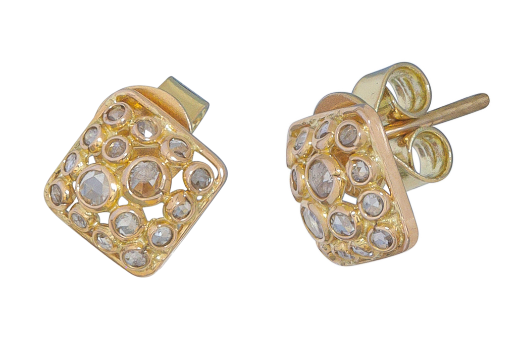 Fine Gold Alcazar Diamond Earrings