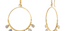 Delhi Diamond Beaded Round Earrings