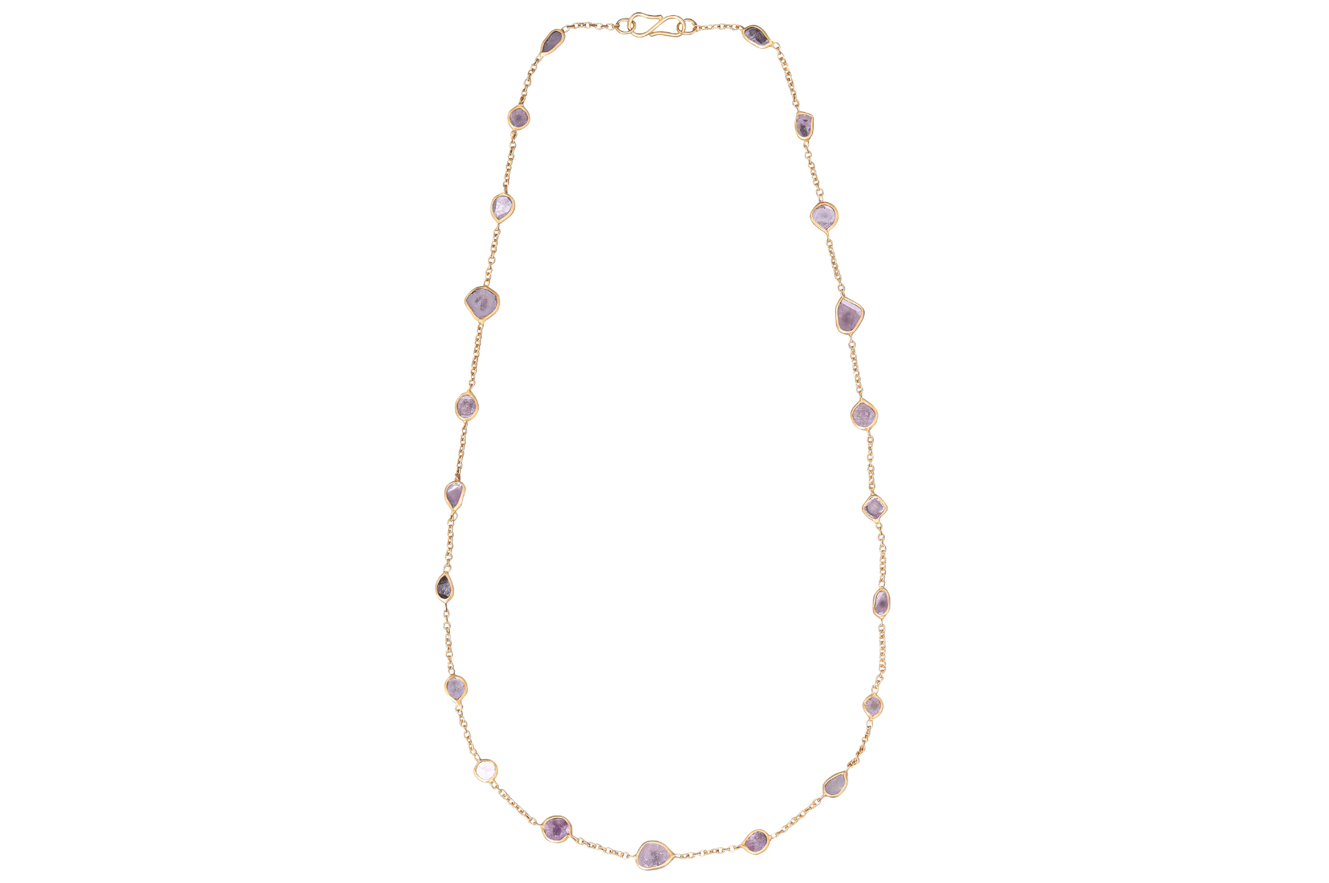 Delhi Diamond Slice Necklace | Handcrafted Jewellery