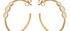 Delhi Diamond Set Hoop Earrings