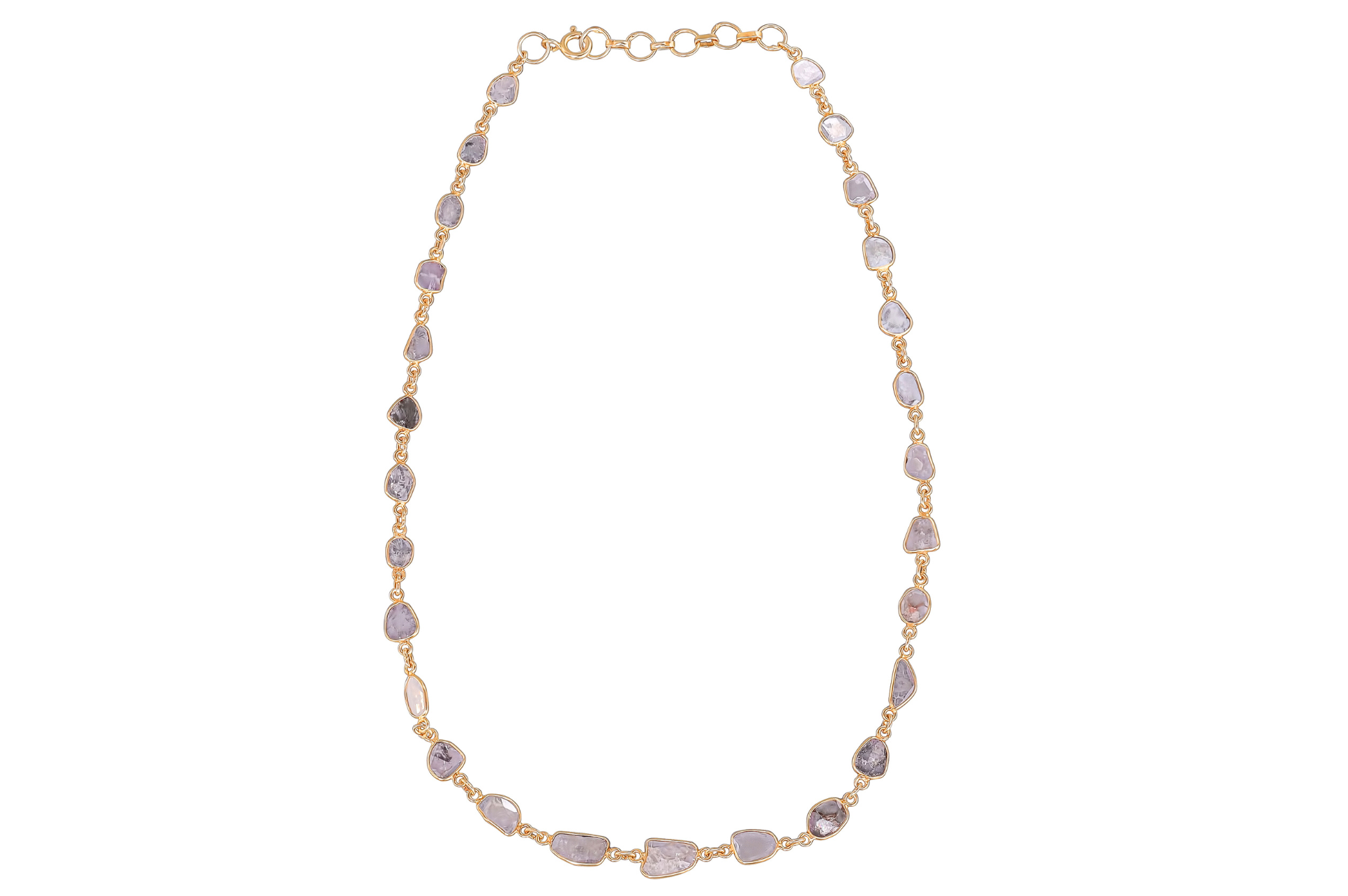Delhi Diamond Slice Necklace