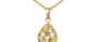 Delhi Diamond Pear Shape Pendant