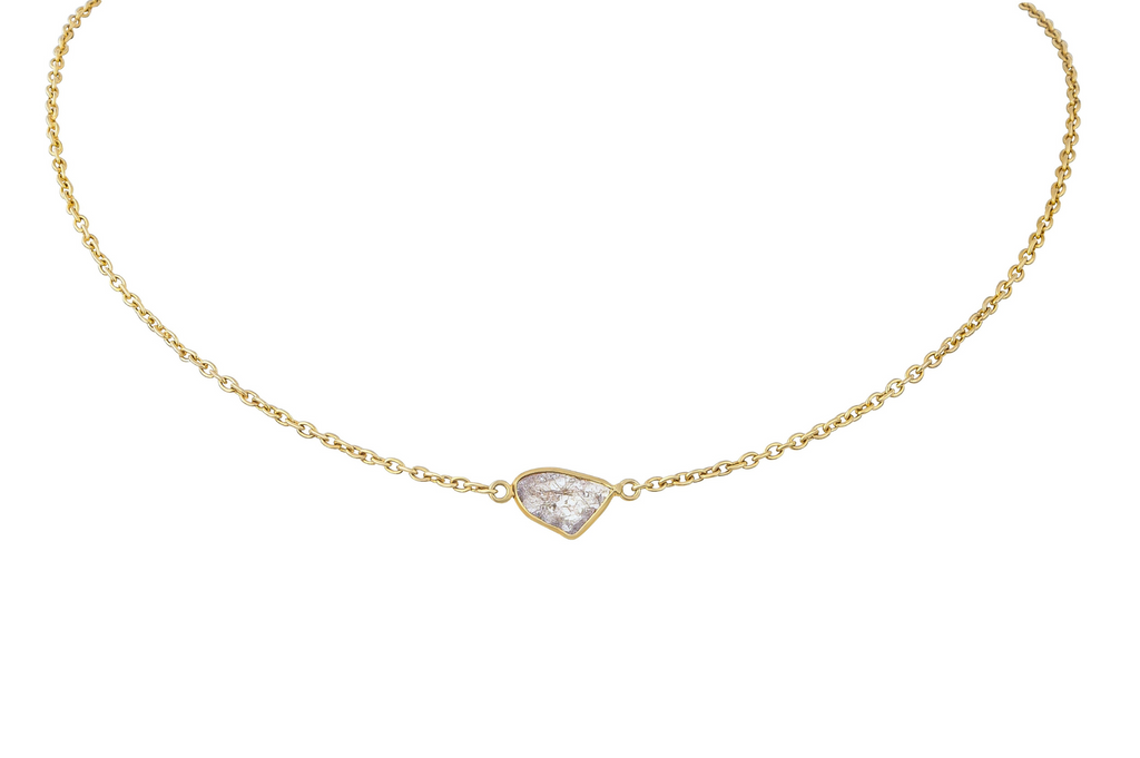 Delhi Single Diamond Chain Necklace
