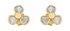 Delhi Diamond Trio Stud Earrings