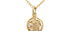 Delhi Diamond Disc Pendant Necklace