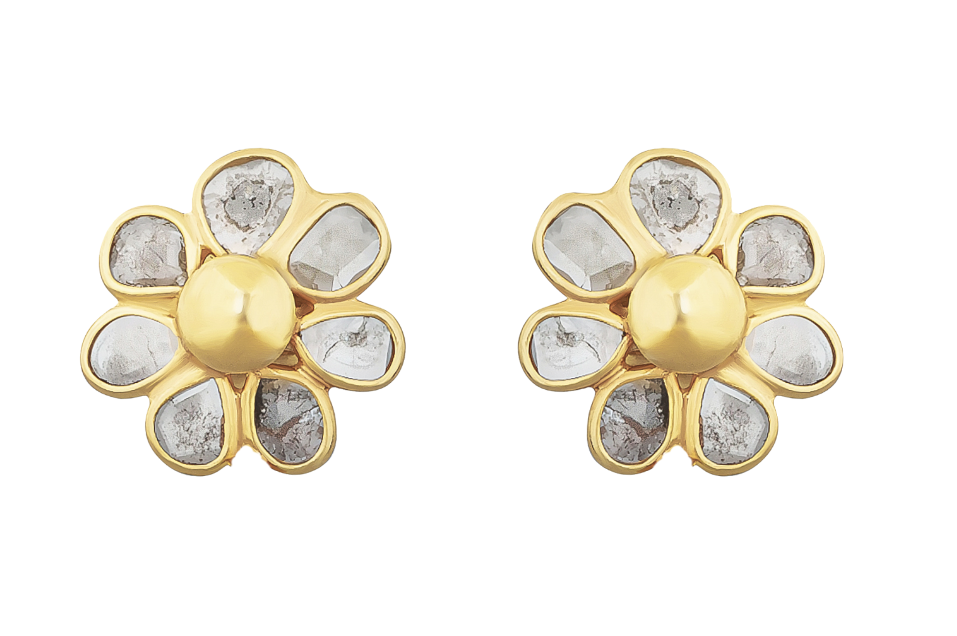 Blossom Diamond Stud Earrings