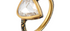 Pear Shaped Diamond & Enamel Fine Gold Ring