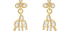 Delhi Diamond Double Drop Earrings
