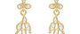 Delhi Diamond Double Drop Earrings