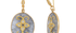 Rutilated Quartz & Diamond Jadau Earrings