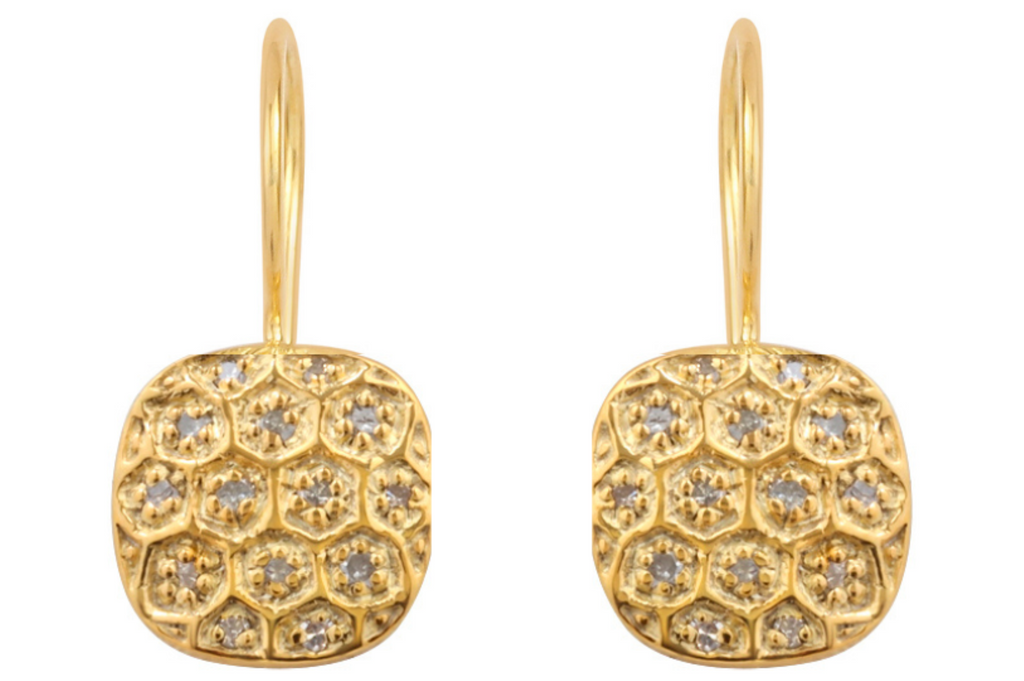 Melograno Grey Diamond Earrings