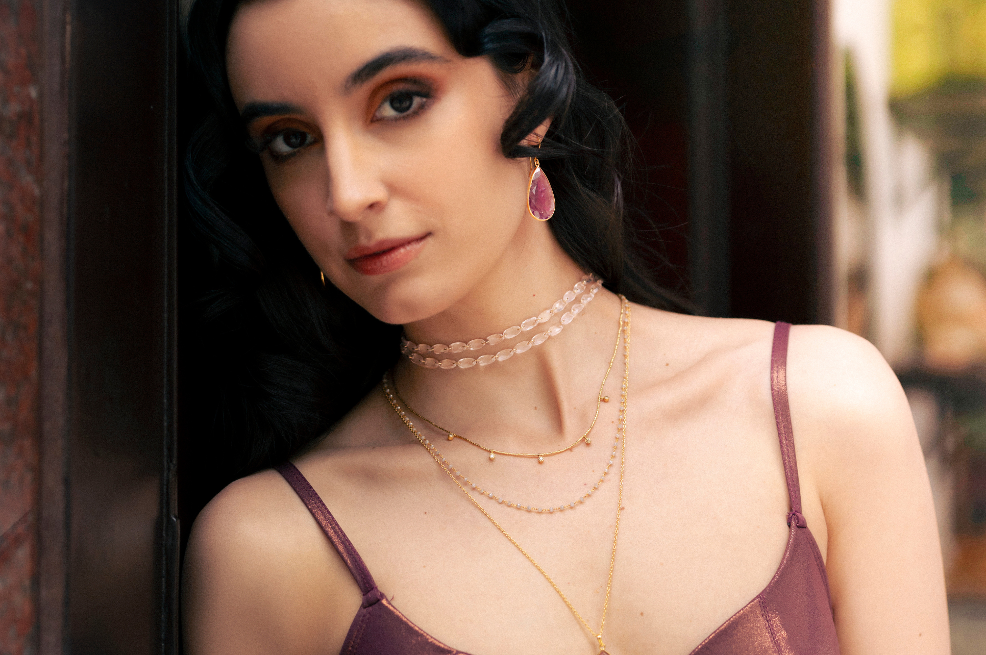 Fine Gold Diamond Pendant Necklace