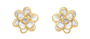 Delhi Diamond Flower Stud Earrings