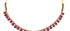 Diva Ruby & Gold Bead Necklace