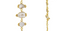 Delhi Diamond Dotted Drop Earrings