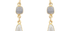 Delhi Diamond Double Drop Earrings