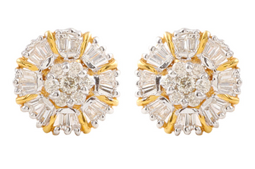 Dua Fine Gold & Diamond Earrings