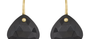 Elisa Black Onyx Pear Shape Earrings