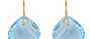 Elisa Blue Topaz Pear Shape Earrings