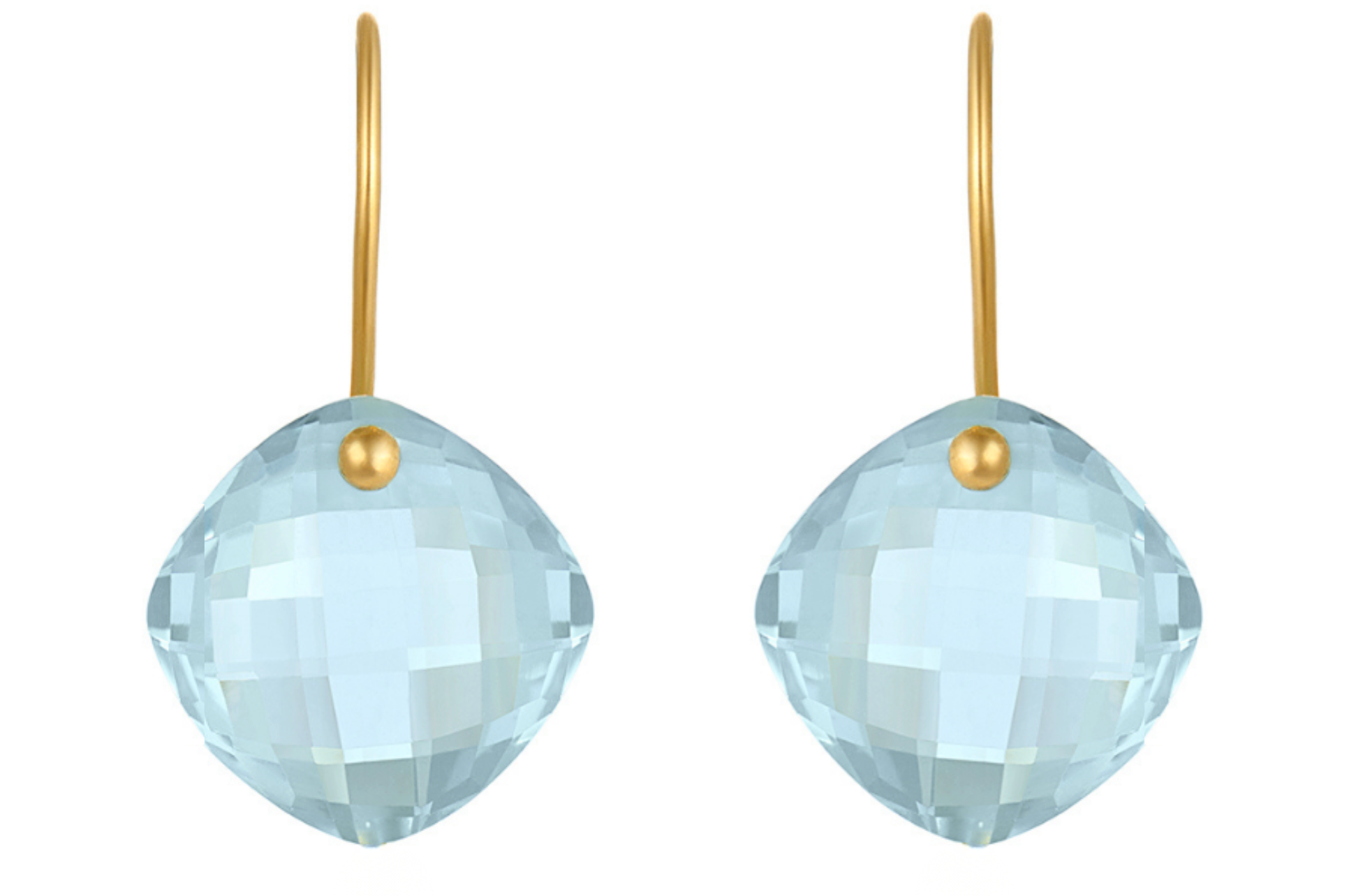 Elisa Blue Topaz Earrings
