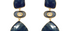 Ellie Labradorite, Sapphire & Diamond Jadau Earrings