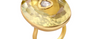 Ellie Jadau Lemon Quartz & Diamond Ring