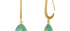 Elodie Green Onyx & Diamond Jadau Earrings