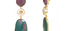 Ellie Sapphire, Rose Quartz & Diamond Jadau Earrings