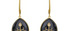 Elodie Black Onyx & Diamond Jadau Earrings