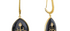 Elodie Black Onyx & Diamond Jadau Earrings