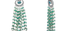 Emerald & Pearl Beaded Statement Earrings