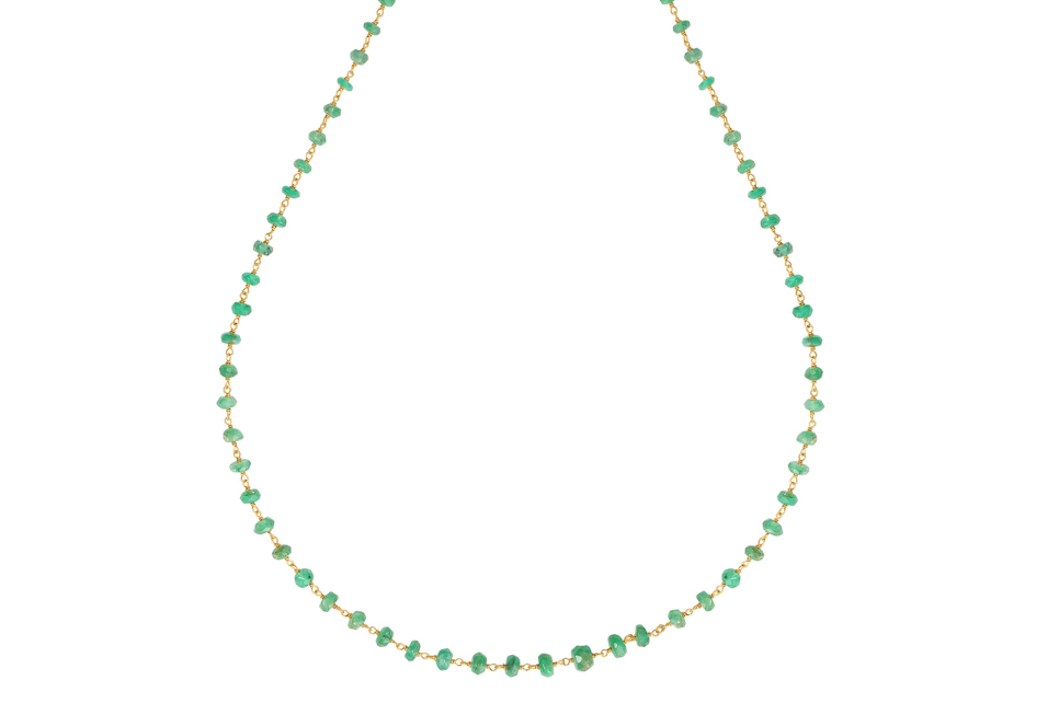 Emerald Bead Necklace