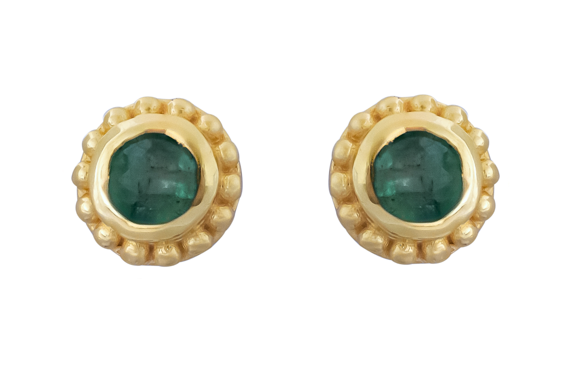 Sunbeam Emerald Stud Earrings