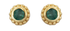 Sunbeam Emerald Stud Earrings