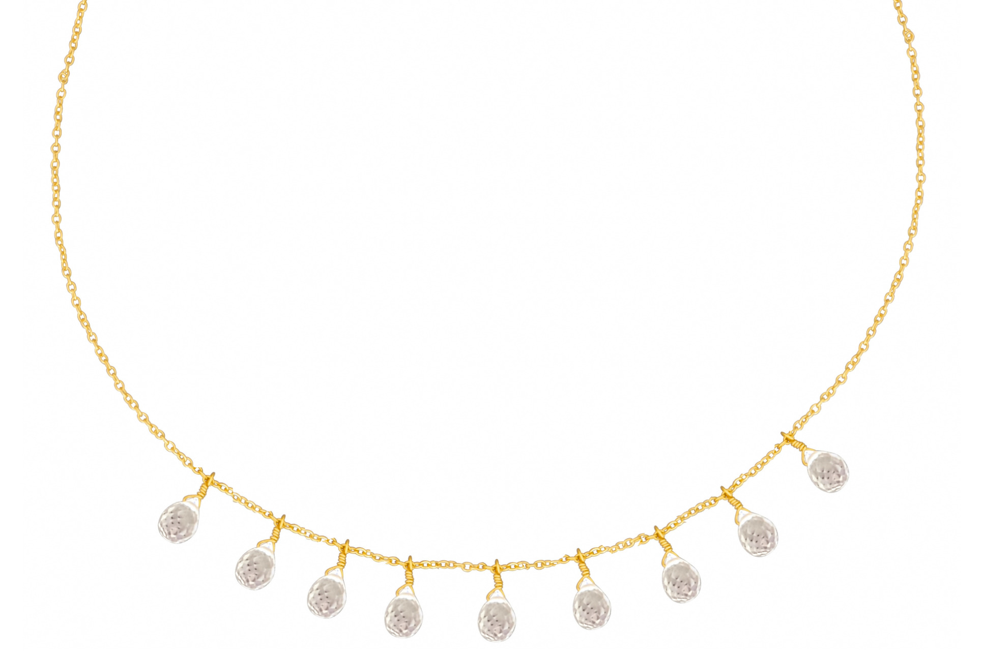 Emma Green Amethyst Briolette Necklace